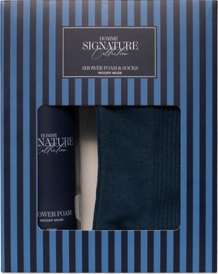 Signature Collection Homme Shower Foam & Socks Gift Set Signature Collection Homme Shower Foam & Socks Gift Set