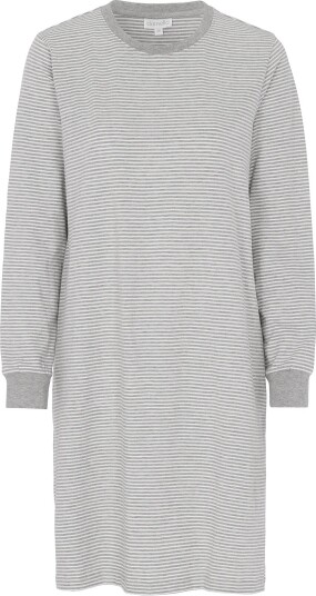 Damella of Sweden Nightdress WHITE/GREY XL