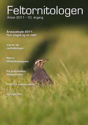 Feltornitolgene Feltornitologen Årbok 2011 Feltornitolgene Feltornitologen Årbok 2011