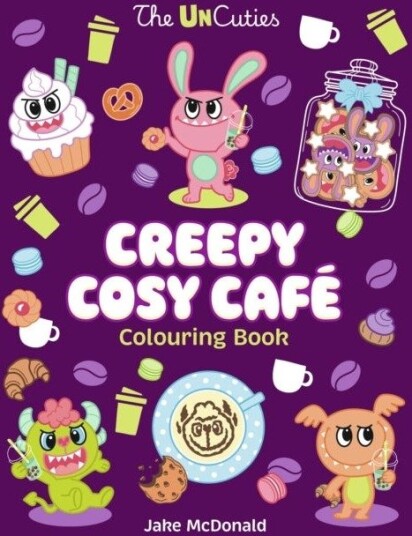 The UnCuties Creepy Cosy Cafe Colouring Book