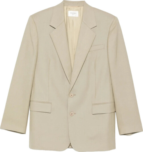 Saint Laurent Dame Jakker Grønn S, Saint Laurent Dame Jakker Grønn S,