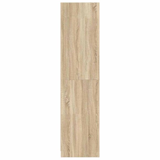 vidaXL Garderobe sonoma eik 50x50x200 cm sponplate