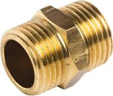 Ansatsnippel 2xR3/8" Venstre