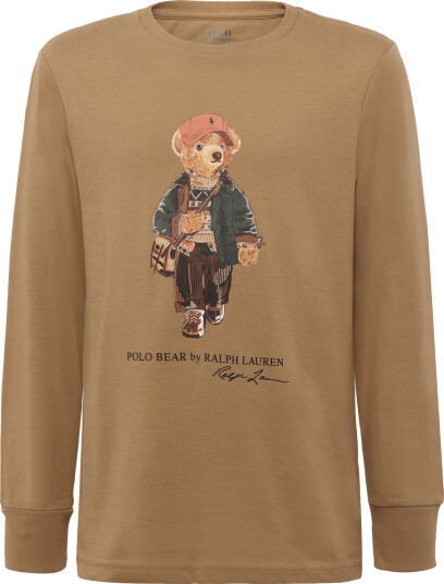 Ralph Lauren Kids 26/1 Jersey Knt T Shirt Brown 132 137
