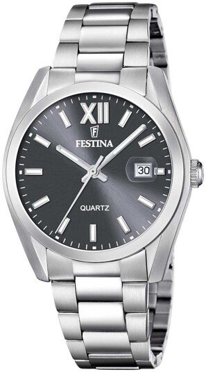 Festina Herreklokke F20707 3 Classic Sort/Stål Ø40 mm Festina Herreklokke F20707 3 Classic Sort/Stål Ø40 mm