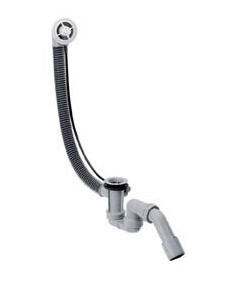 Hansgrohe Flexaplus avløpsgarnityr m/fleksibelt overløpsrør.
