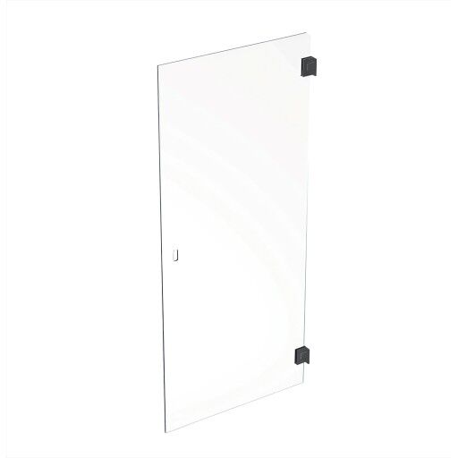 Contura Shower Showerama Art dusjdør, 67,5 cm, klart glass, sort profil black matte height: 198.9 cm; width: 70 cm; depth: 5.1 cm
