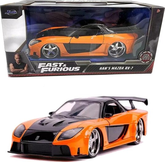 Fast & Furious 3 1:24 Han's Mazda Rx7 DieCast Car