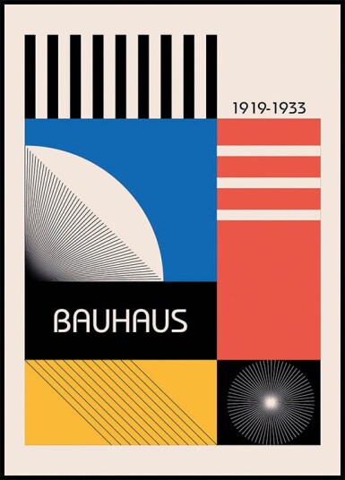 Bauhaus Colorful Plakat Plakat / 100x150cm Bauhaus Colorful Plakat Plakat / 100x150cm