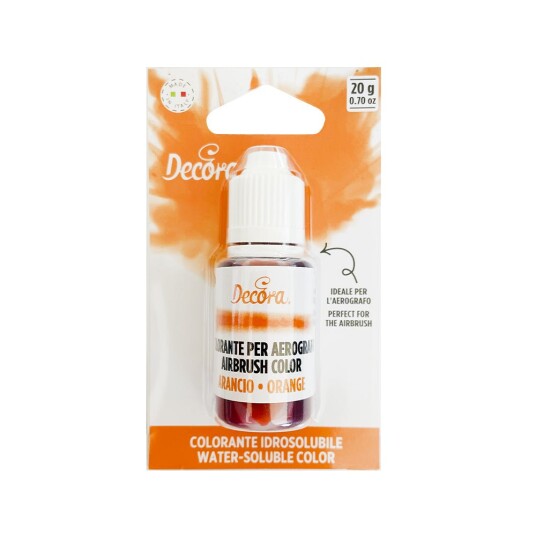 Decora Flytende Farge Oransje 20g 