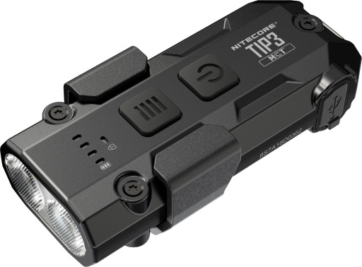 Nitecore Tip3 Sort 720 Lm Lommelykt Nitecore Tip3 Sort 720 Lm Lommelykt