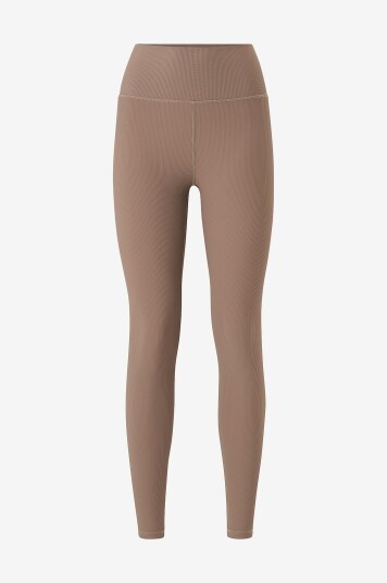 Aim'n - Treningstights Ribbed Performance Tights - Brun