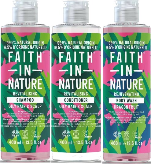 Faith In Nature Bundle Dragon Fruit Shampoo 400 ml & Conditioner 400 m