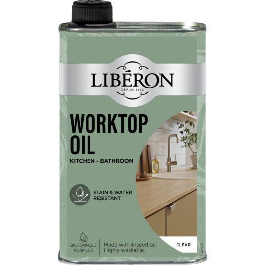 Produit Liberon Liberon Worktop Oil Olje Klar 0.5L