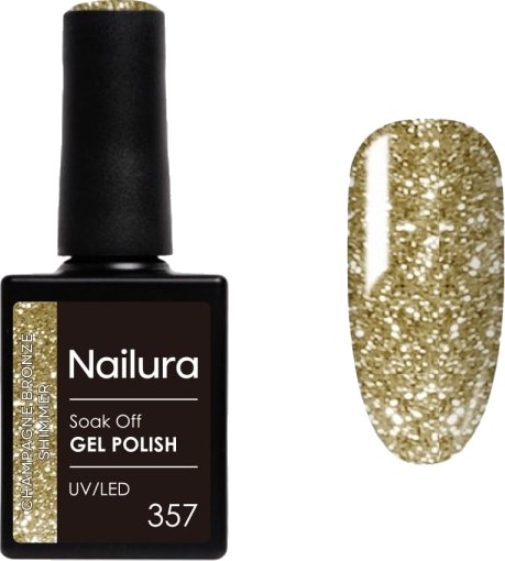 Nailura Gelpolish 357 – Champagne Bronze Shimmer – 10 ml