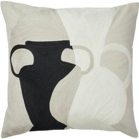 Broste Copenhagen Eva Putetrekk 50x50 cm Sort