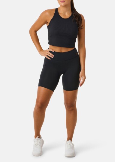 Ellen New York Scrunch Short Tights W Black 46 Treningstights