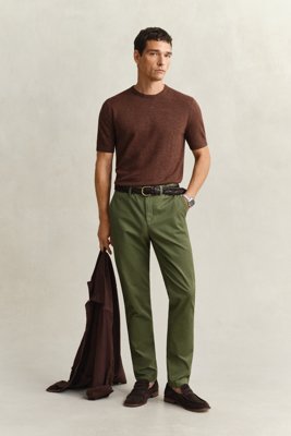 GANT Slim Classic Chinos Khaki green 36 x 34