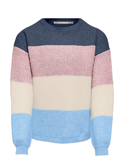 Kids Only Kogsandy L/S Stripe Pullover Knt Noos   Multi/patterned   110 116