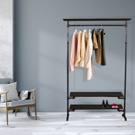 Simple Racks Copenhagen Frittstående Garderobe 3 Hyller 70 cm
