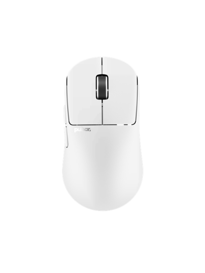 Pulsar X2N CrazyLight Mini Gamingmus Trådløs Optisk Hvit med 32K DPI Pulsar X2N CrazyLight Mini Gamingmus Trådløs Optisk Hvit med 32K DPI