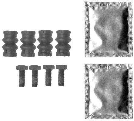 Tilbehørssett, bremsecaliper TEXTAR 82063300