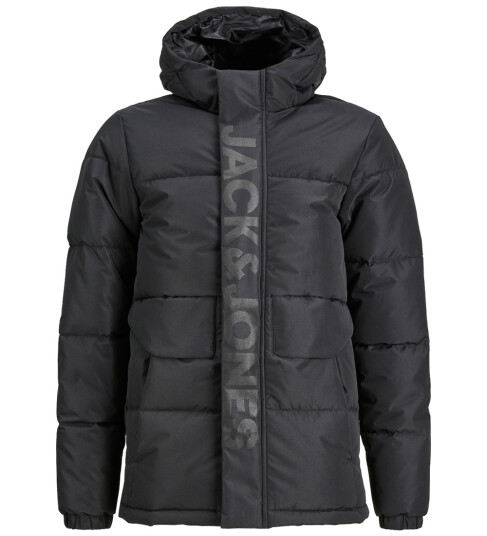 Jack & Jones Junior Black Cospeed Puffer Jakke 164 Jack & Jones Junior Black Cospeed Puffer Jakke 164