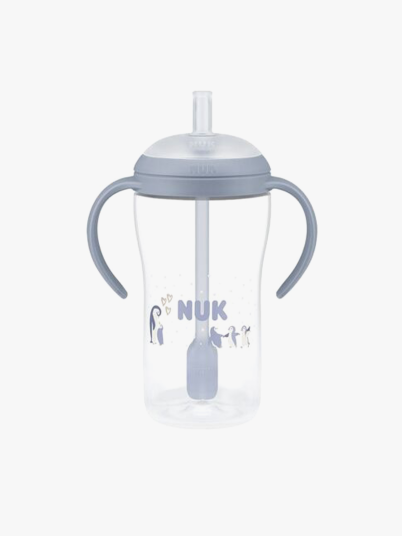Nuk Perfect Match Penguin Straw 260 ml Blå