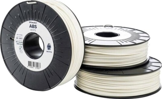 Ultimaker ABS Filament 2.85 mm 750 g Hvit 206127