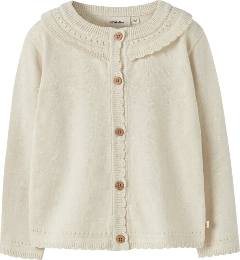 Lil"Atelier Nmfhao Ls Knit Card Lil Cream 104