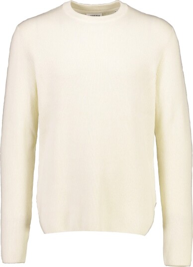 Lindbergh Rib Knitted O Neck Knit Cream M
