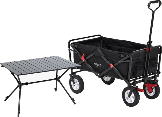 Tralle North 13.5 Light svart med brems og campingbord