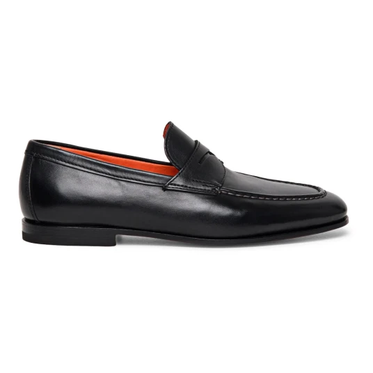 Santoni Herre Sko Svart 43 EU, Santoni Herre Sko Svart 43 EU,