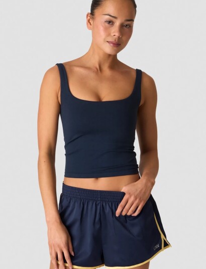 ICANIWILL Smooth Seamless 2 In 1 Tank Navy XS ICANIWILL Smooth Seamless 2 In 1 Tank Navy XS