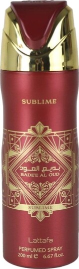 Lattafa Badee Al Oud Sublime Deodorant Spray 200Ml Lattafa Badee Al Oud Sublime Deodorant Spray 200Ml