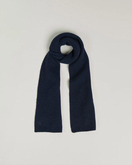 Le Bonnet Lambswool/Caregora Scarf Midnight Le Bonnet Lambswool/Caregora Scarf Midnight