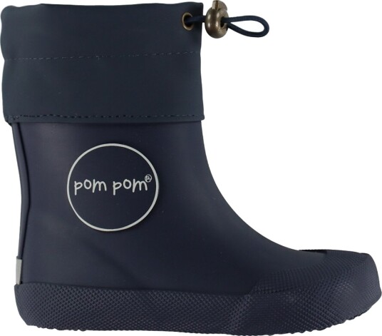 Pom Pom Pmbell Barefoot Gumboots Navy 24