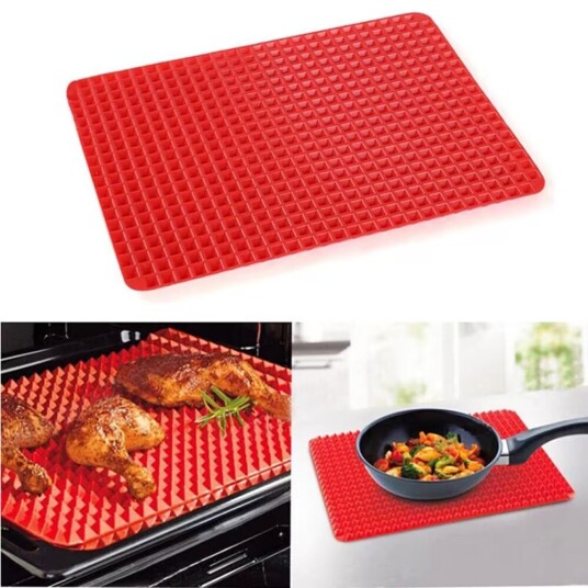 Tech Of Sweden Non-Stick silikonovnmatte pyramideformet sunn matlaging. Tech Of Sweden Non-Stick silikonovnmatte pyramideformet sunn matlaging.