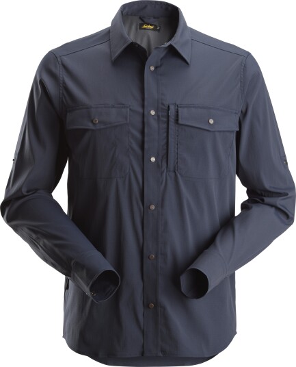 Snickers Workwear 8521 LiteWork Skjorte marineblå Marineblå, Klær