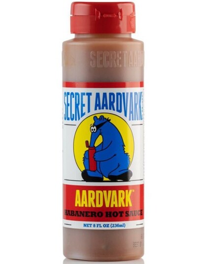 Secret Aardvark Habanero Hot Sauce Sterk og Smakfull Habanero Chilisaus 236 ml USA Secret Aardvark Habanero Hot Sauce Sterk og Smakfull Habanero Chilisaus 236 ml USA