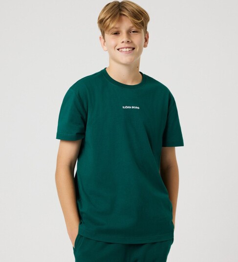 Björn Borg Borg Classic T Shirt   RAIN FOREST   158 164