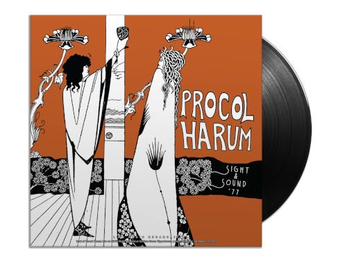 Procol Harum  Sight & Sound '77  Live Radio Broadcast  LP/Vinyl