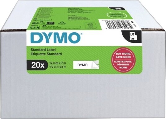 Dymo 2231632, Hvit, Selvklebende Skriveretikett, 1,2 Cm, 7 Mm