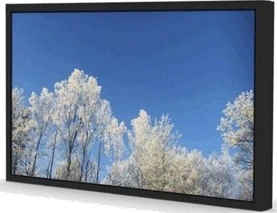 HI-ND mounting kit - for digital signage LCD panel - landscape with polycarbonate protection - black