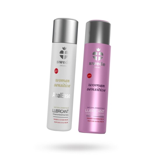 SWEDE WOMAN SENSITIVE AQUA & ANAL LUBRICANT 2X120ML