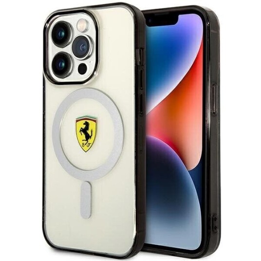 Ferrari Hardcase Outline MagSafe for iPhone 14 Pro 6,1" Gjennomsiktig