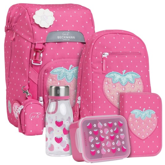 Beckmann Pakke Skolesekk 1.kl Strawberry 22L Beckmann Pakke Skolesekk 1.kl Strawberry 22L