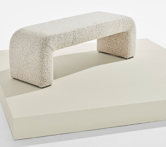 Jotex Benk i Bouclé 120x41 Cm Akryl/Kryssfiner/Polyester Greige Odette 1665320050 Jotex Benk i Bouclé 120x41 Cm Akryl/Kryssfiner/Polyester Greige Odette 1665320050
