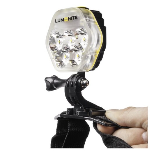 Lumonite Hjelmfeste GoPro kompatibel Feste + monteringsfot