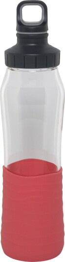 Emsa Drink2Go drikkeflaske i glass - 700 ml - rød